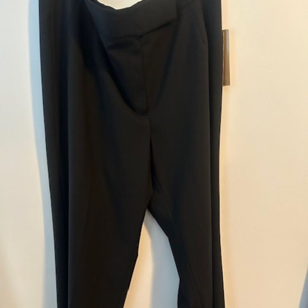 Alex Marie Woman Mariah Black fully lined Wool blend trousers, size 16W
